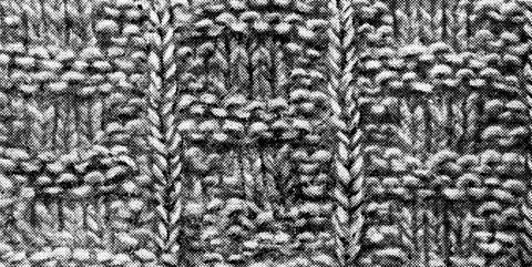 Рис. 39. Узор для мужского свитера